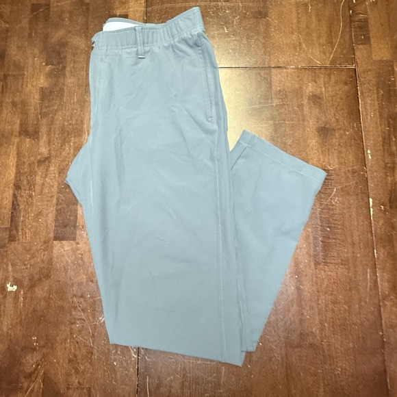 Under Armour Other - Under Armour Matchplay Gray Golf Pants Mens 36/38X30 Stretch Waist Flat Front